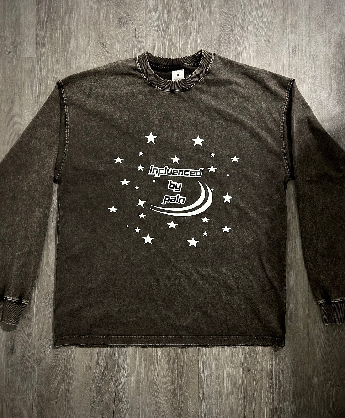 The Weight Is Over: Long Sleeve (Dark Ash Grey)